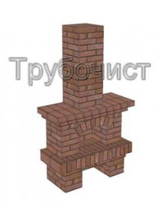 Камин прямой пристенный с лучковым перекрытием и дровницей.jpg
