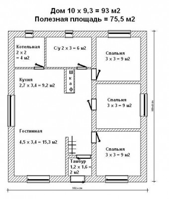 дом 9,3 х 10 (одноэтажный).JPG