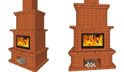 Отопительный Камин с закрытым порталом.PNG